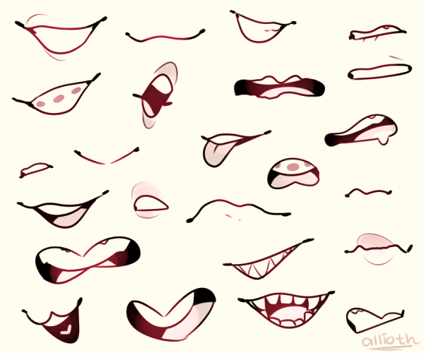 Рот рисунок