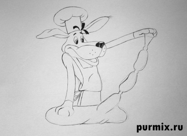 Раскраска "в Простоквашино"