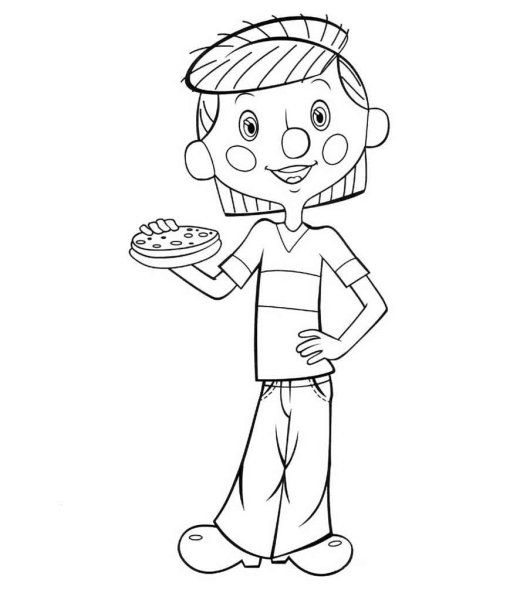 Кот Матроскин раскраска