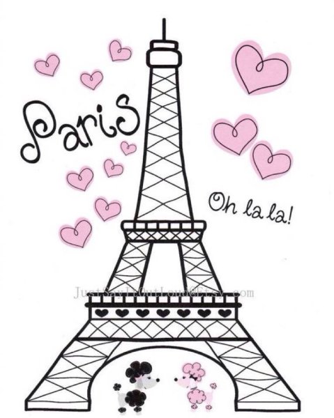 Париж для срисовки