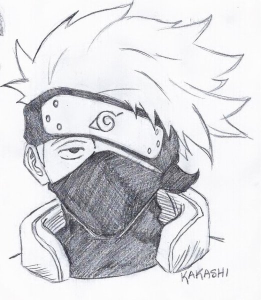 Kakashi карандашом