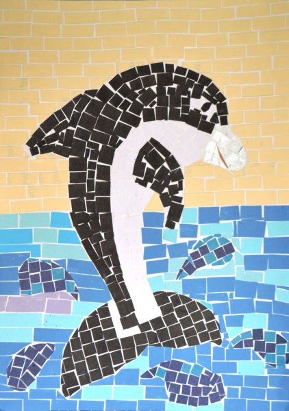 Техника витраж на бумаге