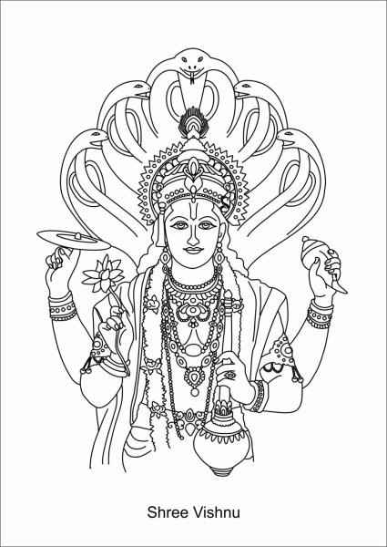 Вишну Бог Индии чб