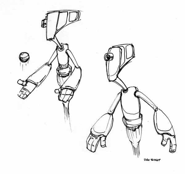 Робот иллюстрация ракурсы