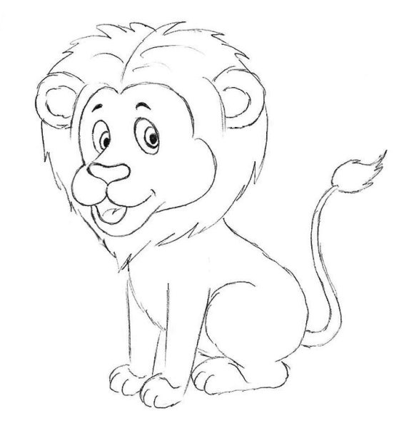 Нарисовать Льва