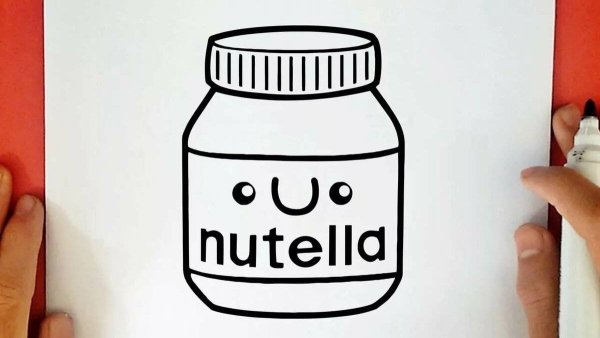 Нутелла для раскрашивания