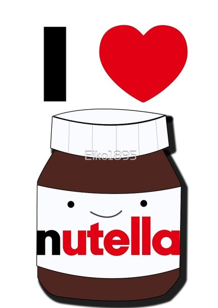 Наклейки Нутелла