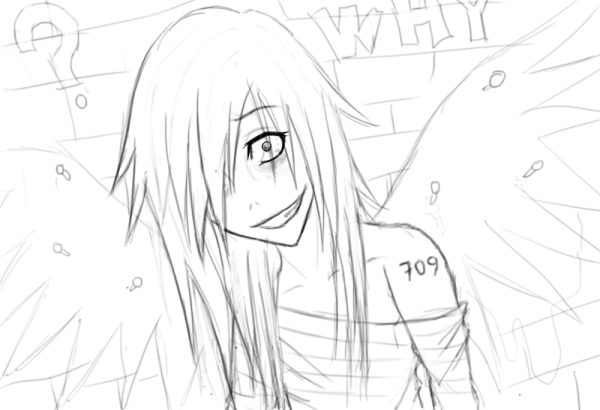 Страшные рисунки легкие