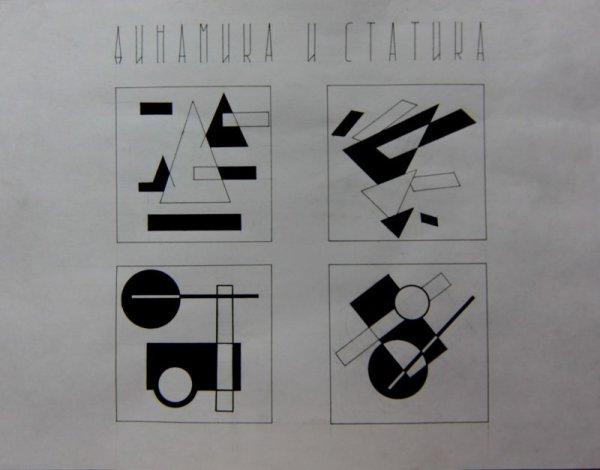 Статика динамика симметрия асимметрия рисунок