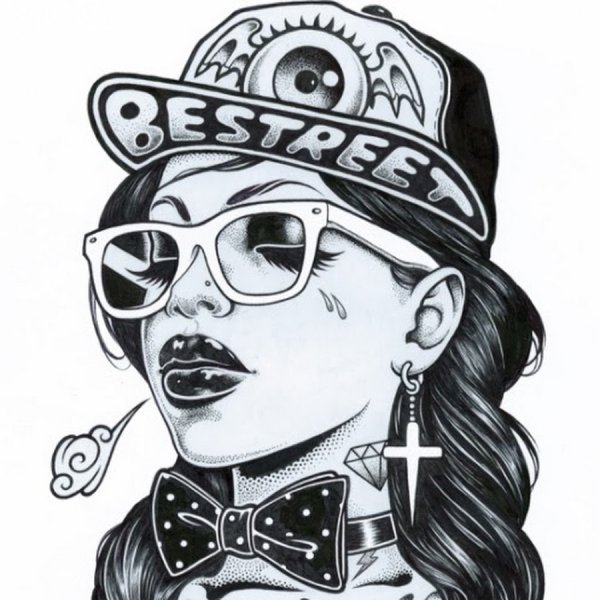 Рисунки для срисовки лёгкие черно белые