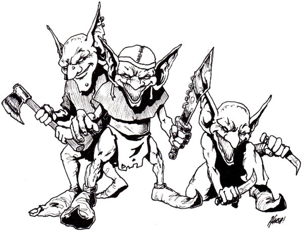 Раскраски Гоблин кор