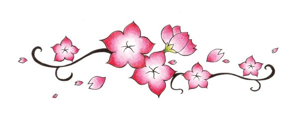 Цветы для срисовки лёгкие