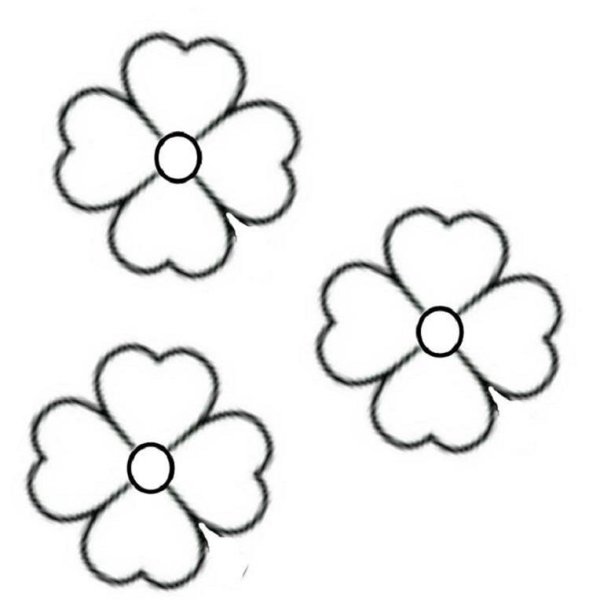 Маленькие цветы для срисовки