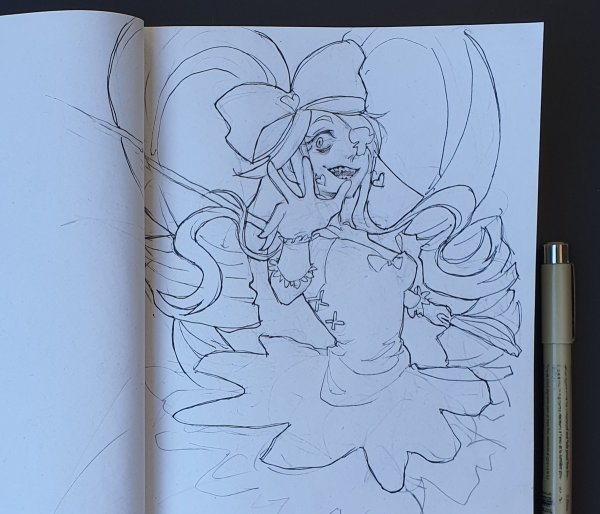 Венти рисунок карандашом