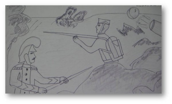 Рисунки о войне для срисовки