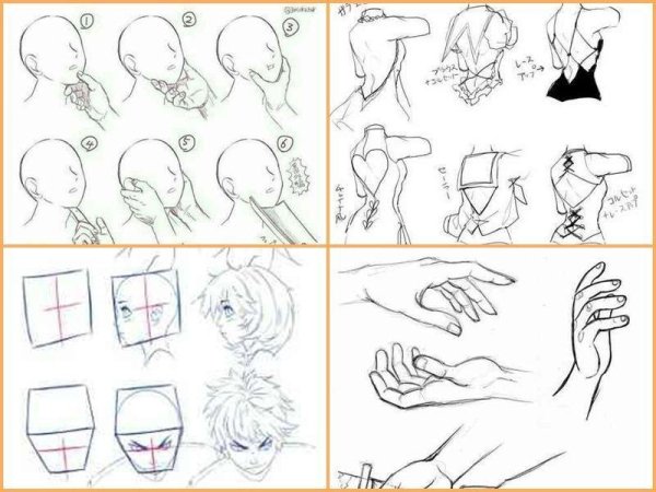 Анатомия одежды для рисования