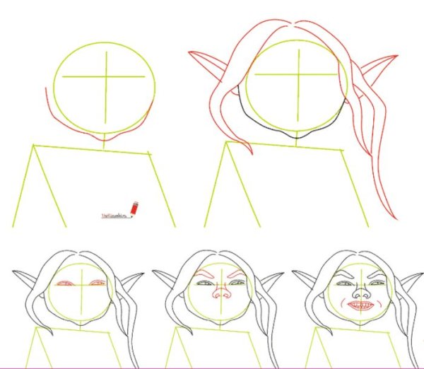 Лихо одноглазое иллюстрации