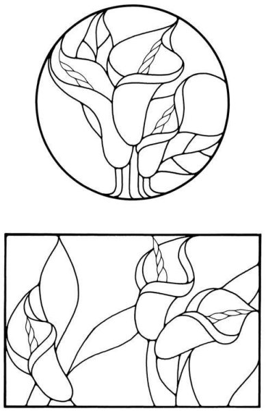 Витраж "бабочка"