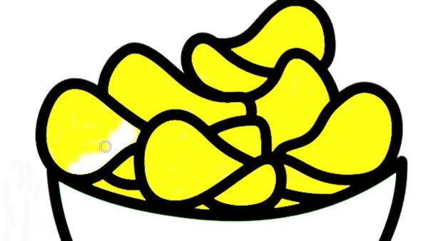 Нарисовать чипсы