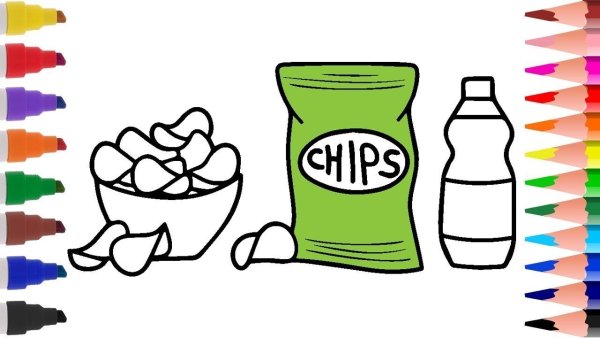 Чипсы для раскрашивания