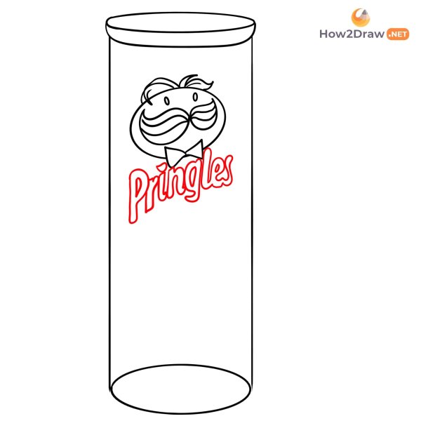 Раскраска чипсы принглс
