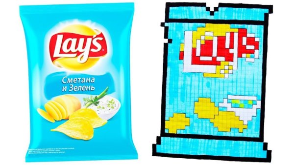 Чипсы рисунок
