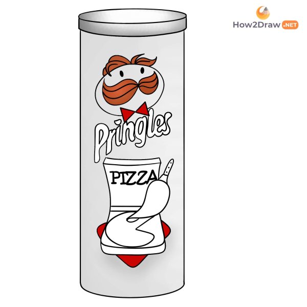 Раскраска пачка чипсов