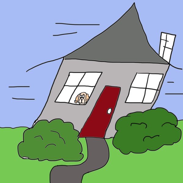 Землетрясение раскраска для детей