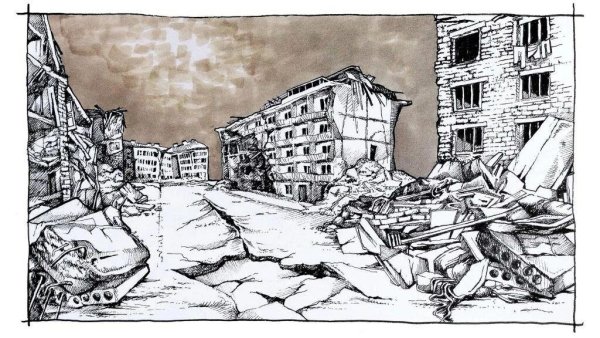 Рисунок вулкана для срисовки