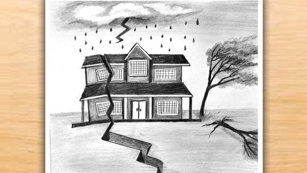 Землетрясение карандашом