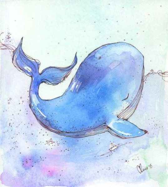 Рисунки акварелью