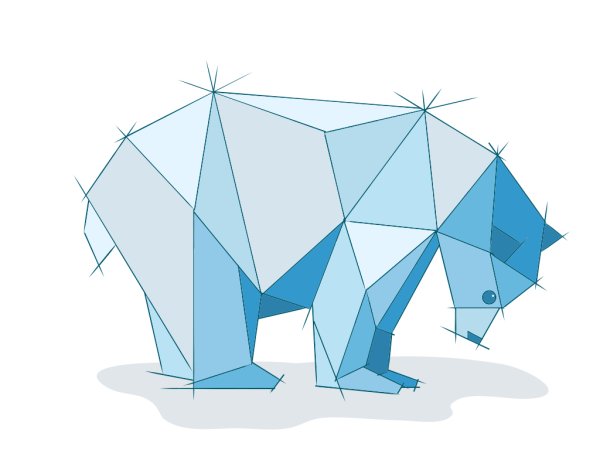 Геометрический Единорог