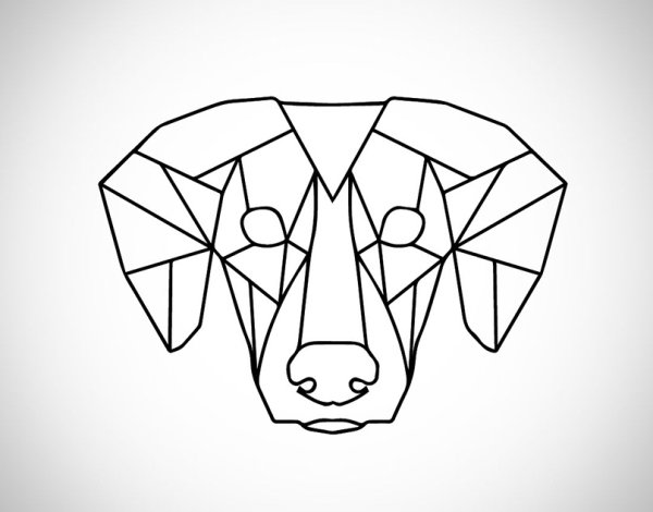 Геометрический медведь