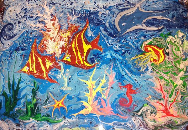 Эбру аквариум