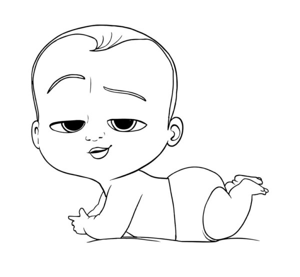 Босс молокосос раскраска