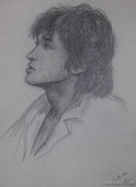 Виктор Цой портрет