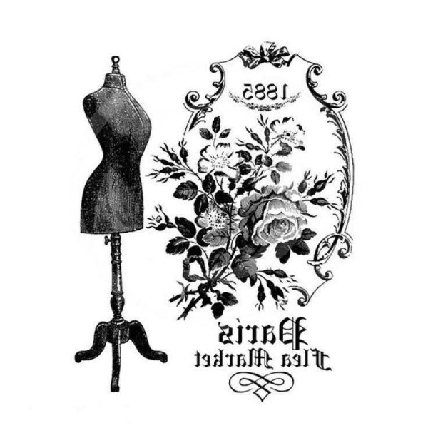 Винтажные трафареты для декупажа