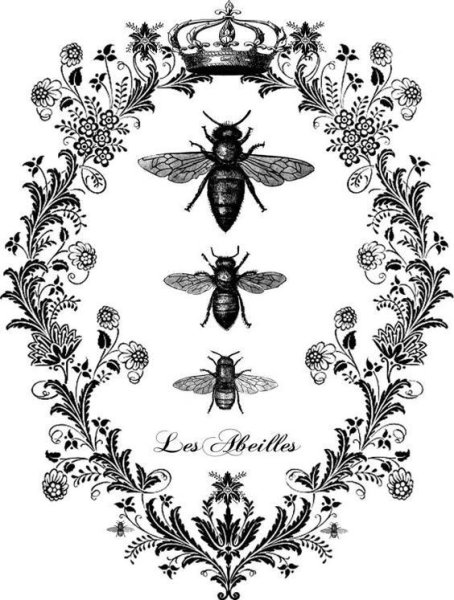 Принты для декупажа черно белые