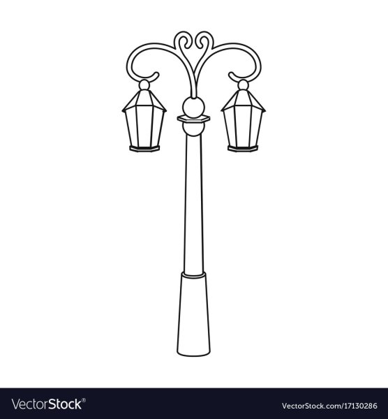 Фонарь рисунок