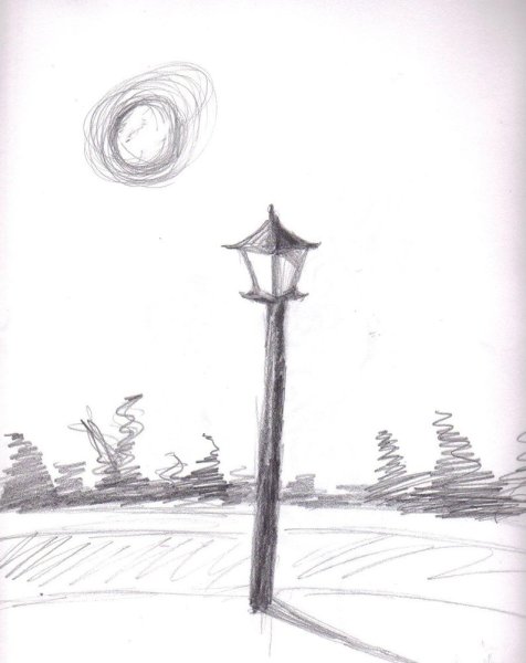 Фонарь карандашом