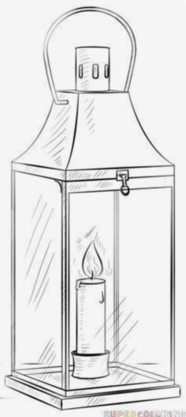 Фонарь для раскрашивания