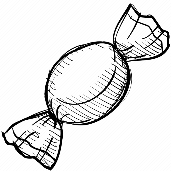 Эскиз конфеты