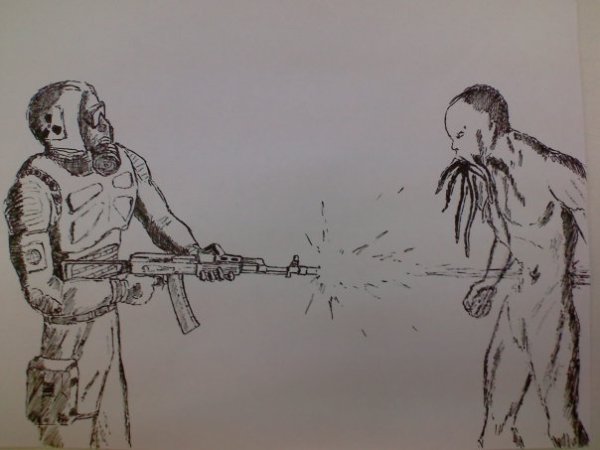 Раскраска сталкер