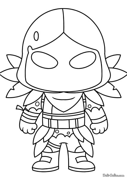 Раскраски из ФОРТНАЙТ