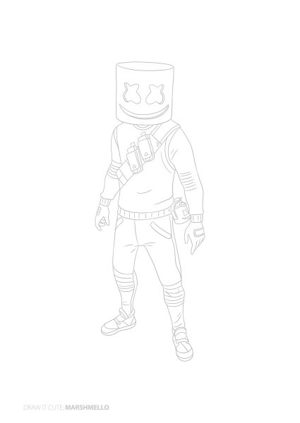 ФОРТНАЙТ раскраска для детей