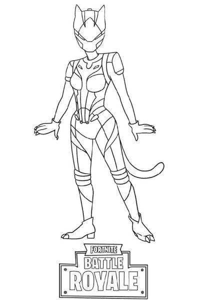 Раскраска ФОРТНАЙТ