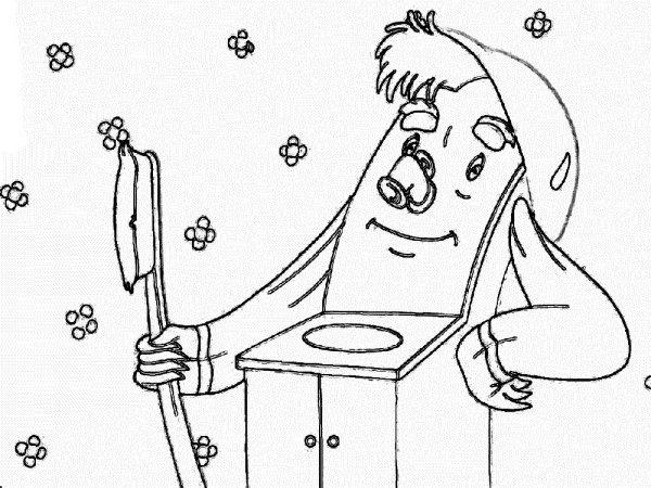 Мойдодыр раскраска для детей