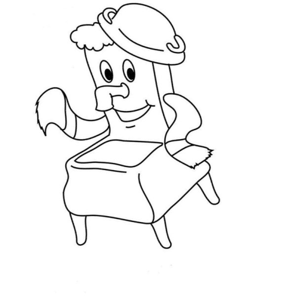 Раскраска Мойдодыр