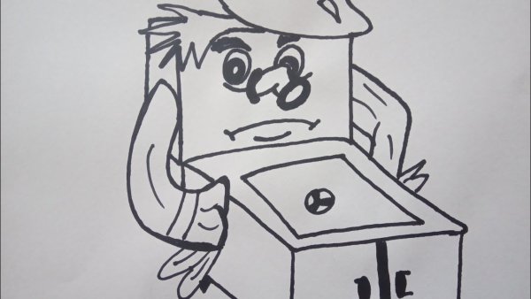 Мойдодыр карандашом