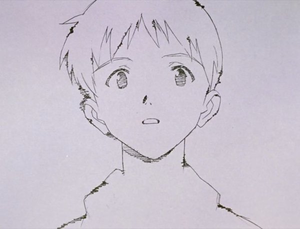 Синдзи Икари рисунок